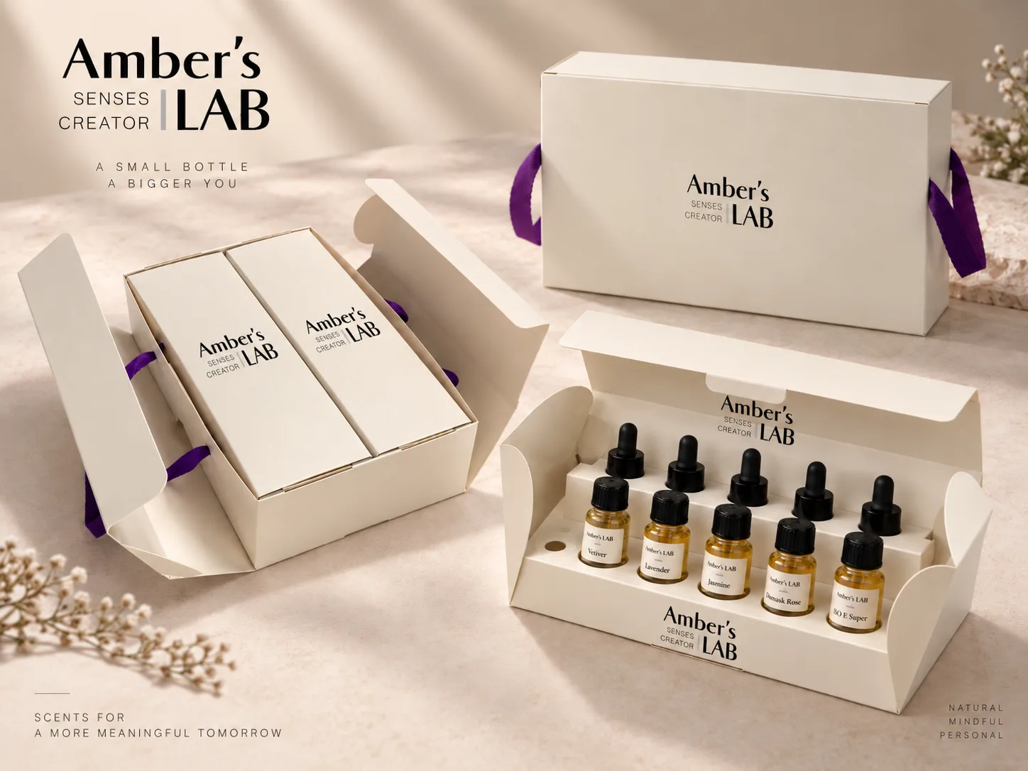 香氣也能接力創作！amber's lab 八組品牌亮相，從香氛十二曆法走進日常